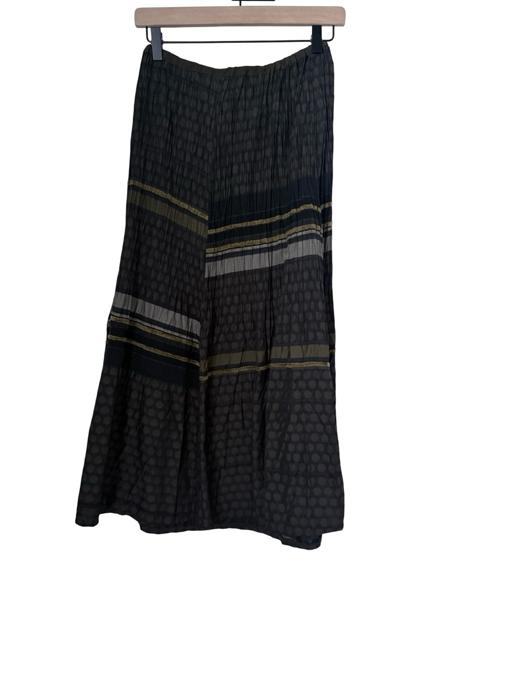 Babette Crinkle Midi Skirt Sz S